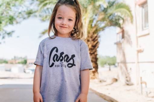 Kids Classic Casas Script T-Shirt Design