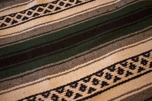 CPC Woven Mexican Blanket green