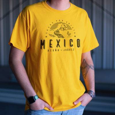 Gold Acuna Mexico Location Shirt