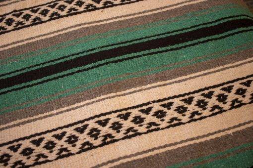 CPC Woven Mexican Blanket teal