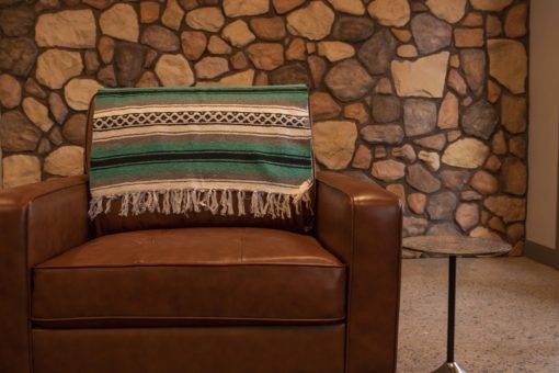 CPC Woven Mexican Blanket teal